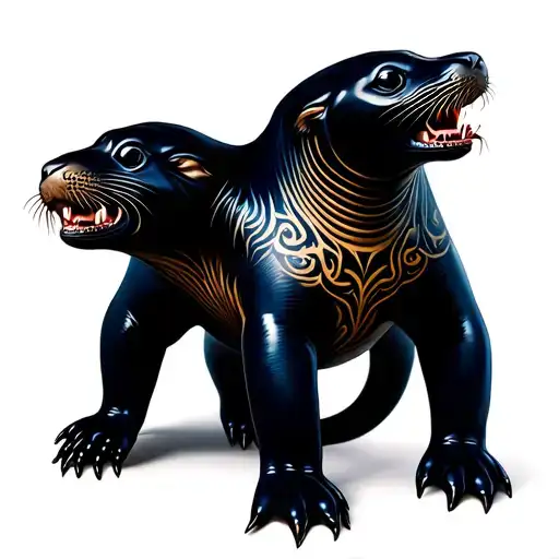 Animal Tamer Curse Seal Full Uper Body Shaped Like