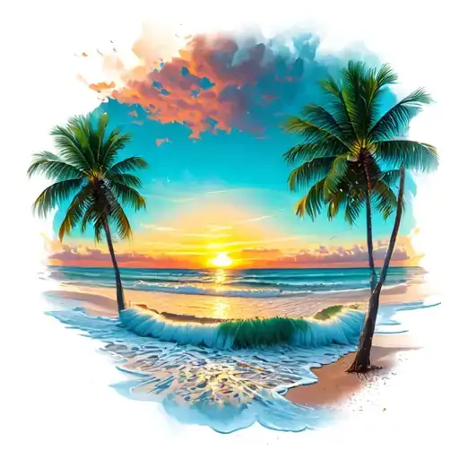 Sunrise Coffe Nature Beach