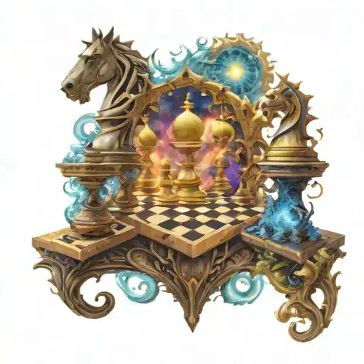 Fractal Universe Light Chess Game