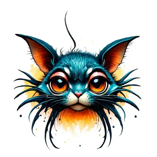 Create A Dark But Vibrant Weird But Pretty Cute Mysterious Looking Creatures