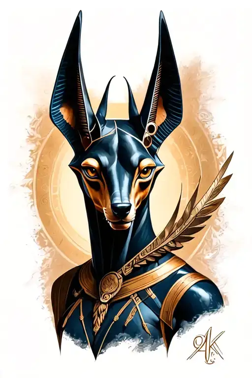 Dark And Realistic Anubis