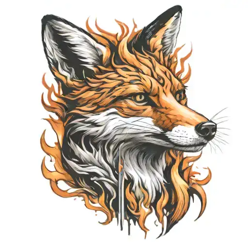 Fox In The Flame Burns