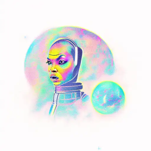 Black Female Astronaut