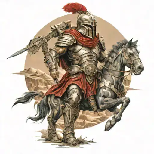 Spartan In Full Armor Stranded On Alien Planet