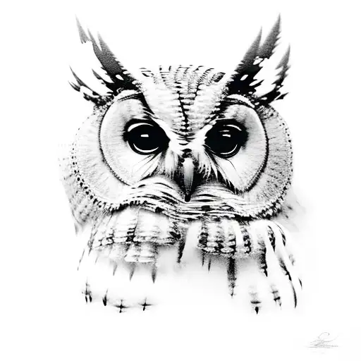 A Gothic Cathedral On Fire From Which An Owl Emerges