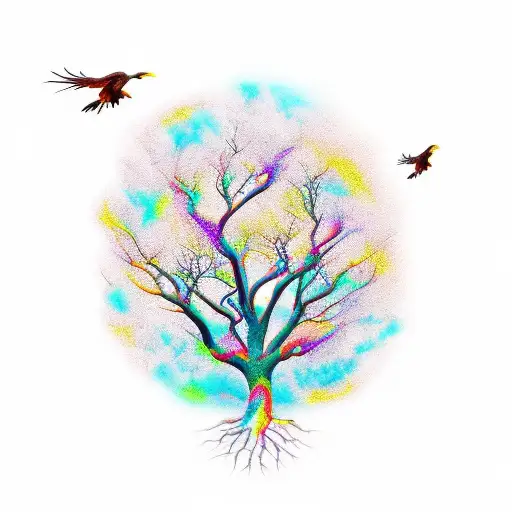 Phoenix And Tree Estoic Design