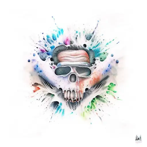 Mental Illnes Water Color From The Ashes I'll Rise