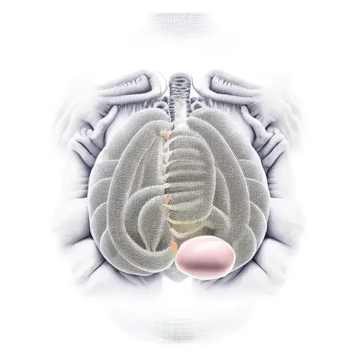 1 Week Old Baby In Stomach 3D