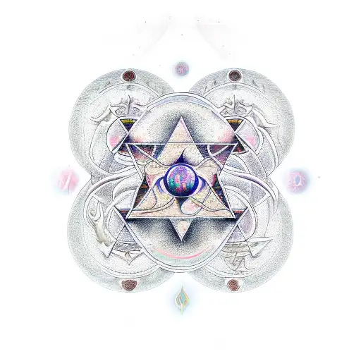 Moon Snake Sacred Geometry Witchcraft