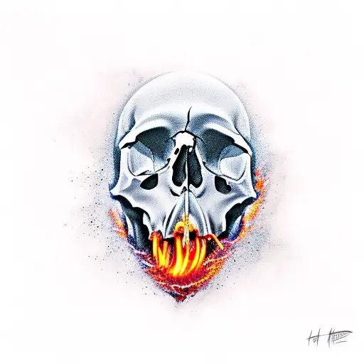 Skull On Fire