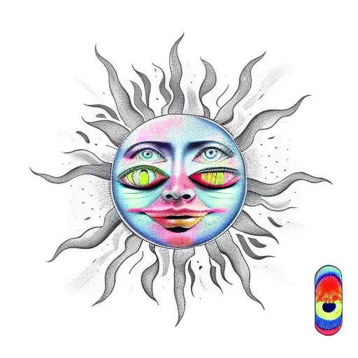 Sun With Face