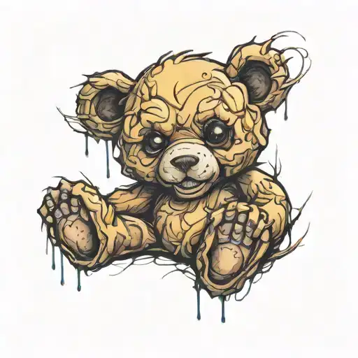 Ripped Teddy Bear
