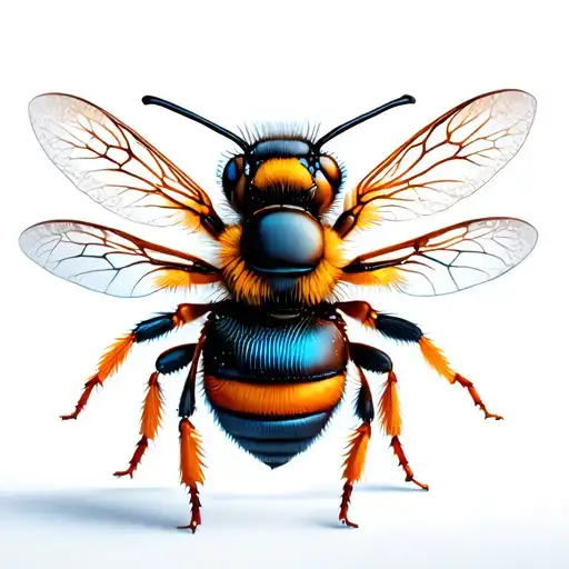 Queen Bee Incased In Crystalization