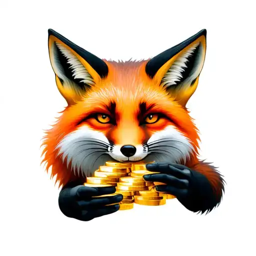Fox Sin Of Greed Guarding His Gold