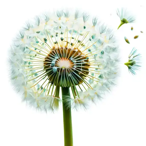 Dandelion Flower Full I Color