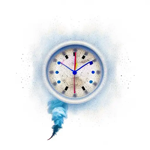 Clock With Smoke