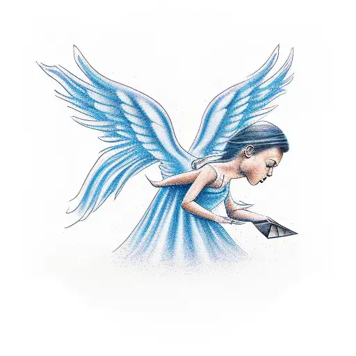 Angel And Healing Stone