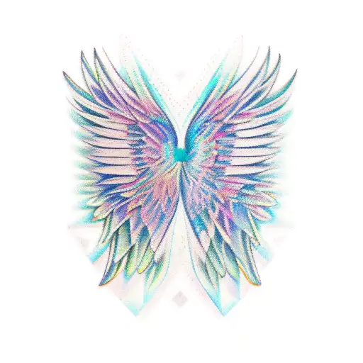 One Big Stained Glass Wing