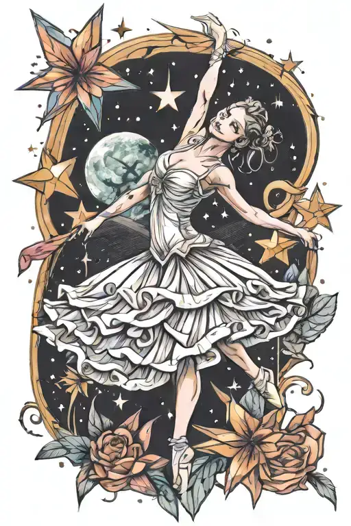 Ballerina And Star