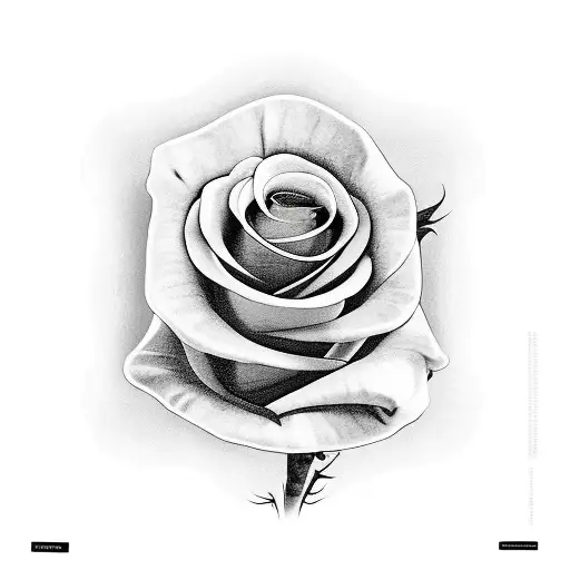 Skeleton Hand Holding A Rose