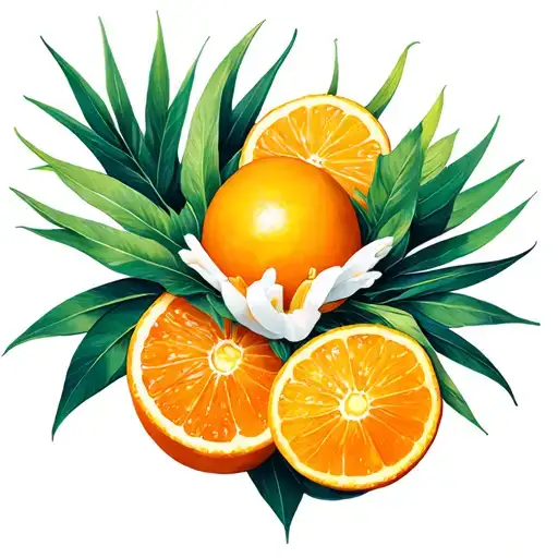 Florida Orange And Cancer Zodiac Sign