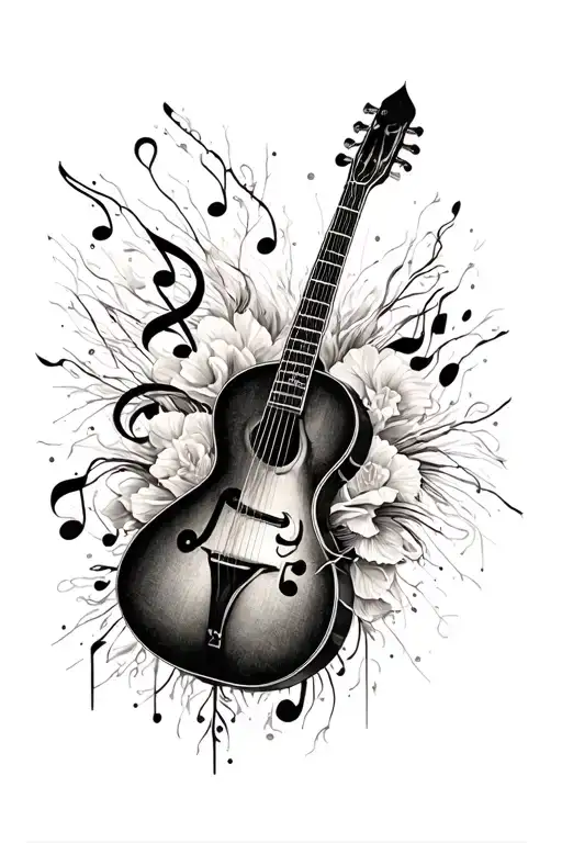 Music Apwith Realism Blackwork