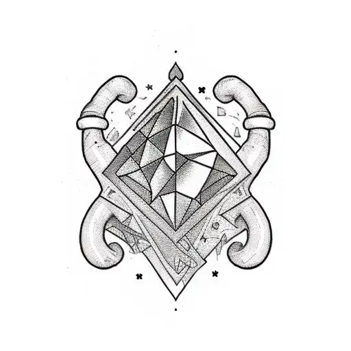 A Detailed Blackwork Tattoo Of A Fantasy Bookshelf Filled With Gaming And Film Memorabilia