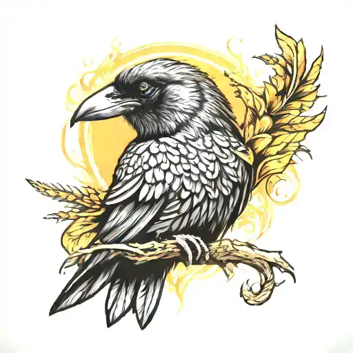 Odins Raven With Eyepatch