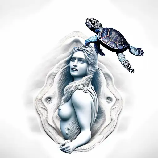 Aphrodite With Turtle Shell