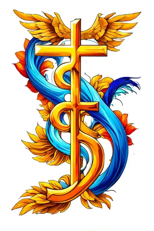 Religious Symbols Merging