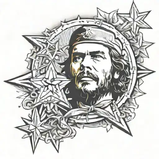 Che Guevara Red Star Viva La Revolution