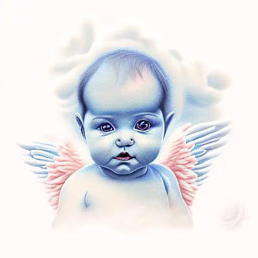 Baby Angel With Cloud