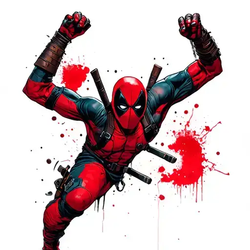 Make Dead Pool From Marvel In This Design