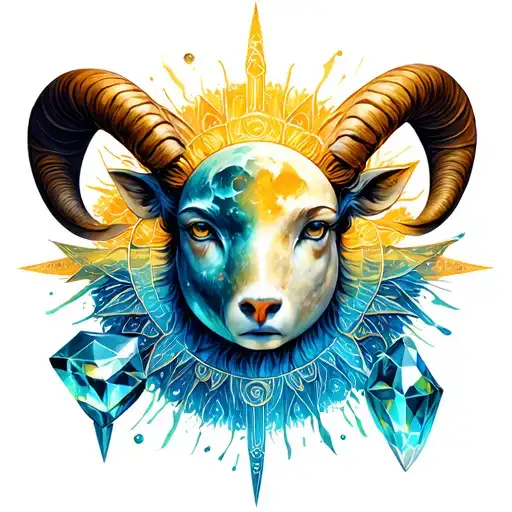 Moon Sun Magic Crystals Esoteric Aries