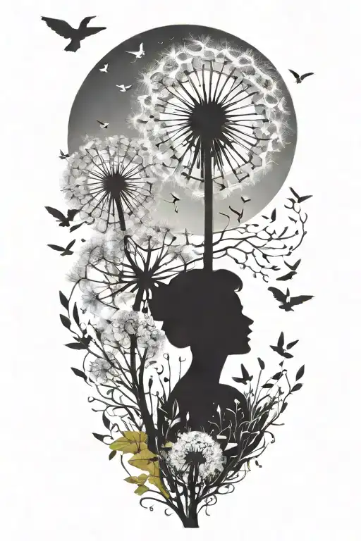 Dandelion Turning Into Birds Lovemom