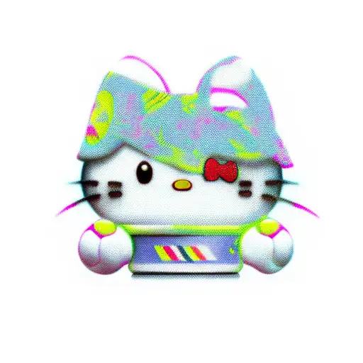 Alien Hello Kitty Q