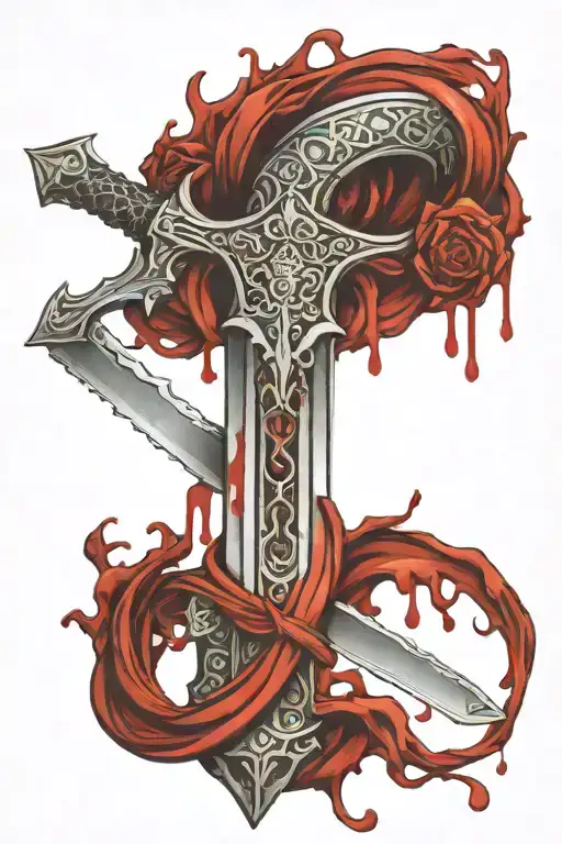 Sword Wrapped In Blood