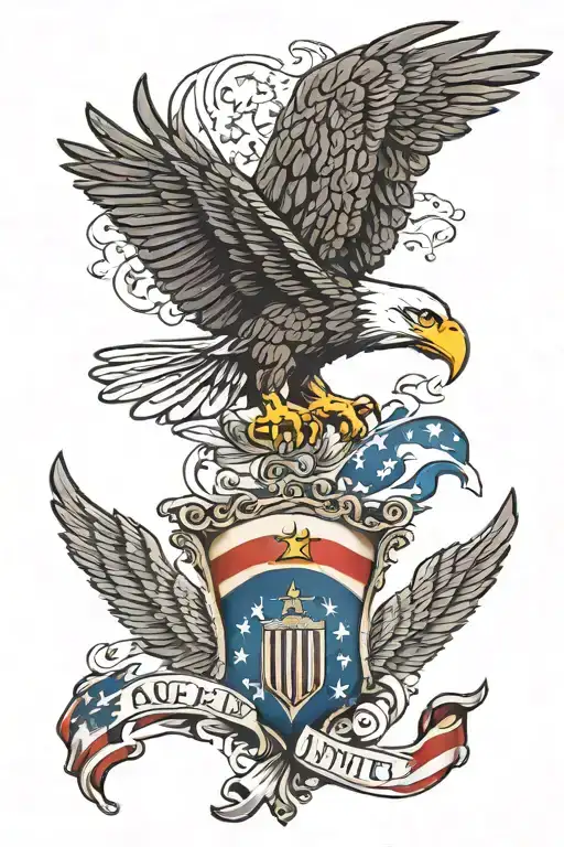 Eagle United States Flag