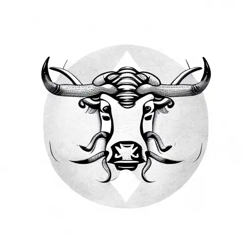 Taurus Bull With Scorpion