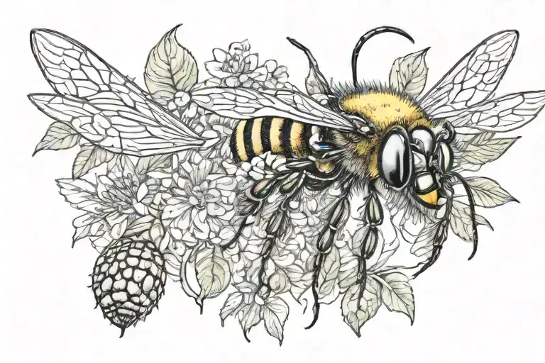 Forest Of Arden With A Bee