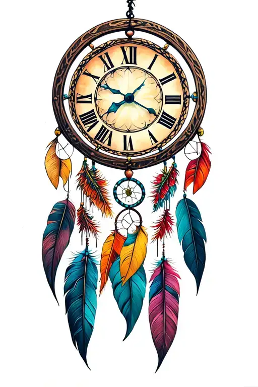 Old Clock Dreamcatcher