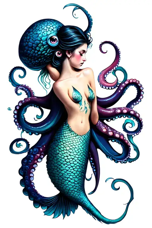 Mermaid And Octopus