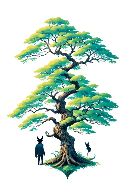 Studio Ghibli Mononoke Tree Spirits