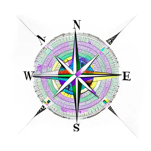 Compass Containing Map