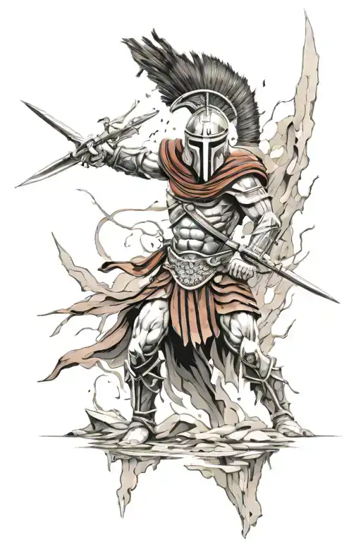 Spartan War Scene
