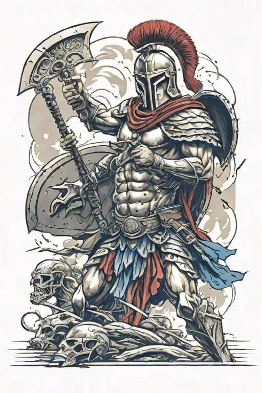 Spartan War Scene