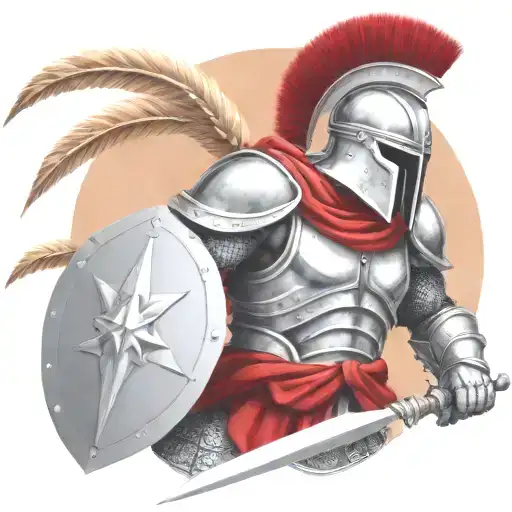 Spartan In Full Armor