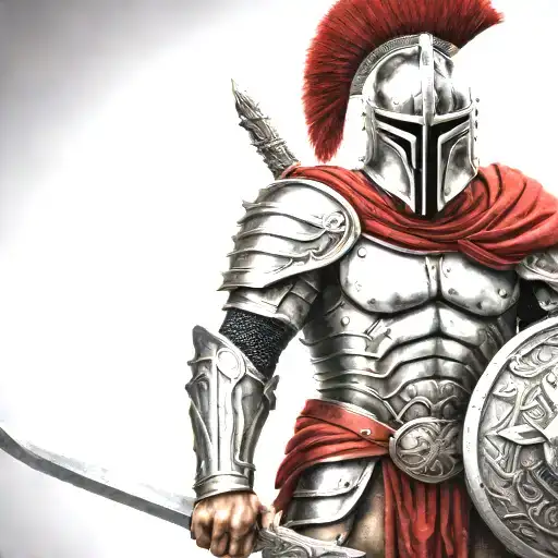 Spartan In Full Armor