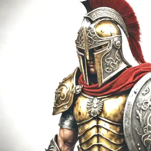 Spartan In Full Armor