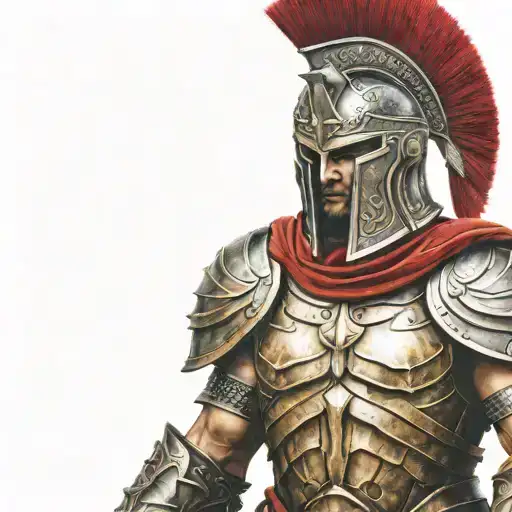 Spartan In Full Armor